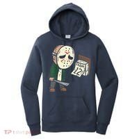 Friday 12th Funny Halloween Horror Movie Humor Women's Hoodie thumb 0