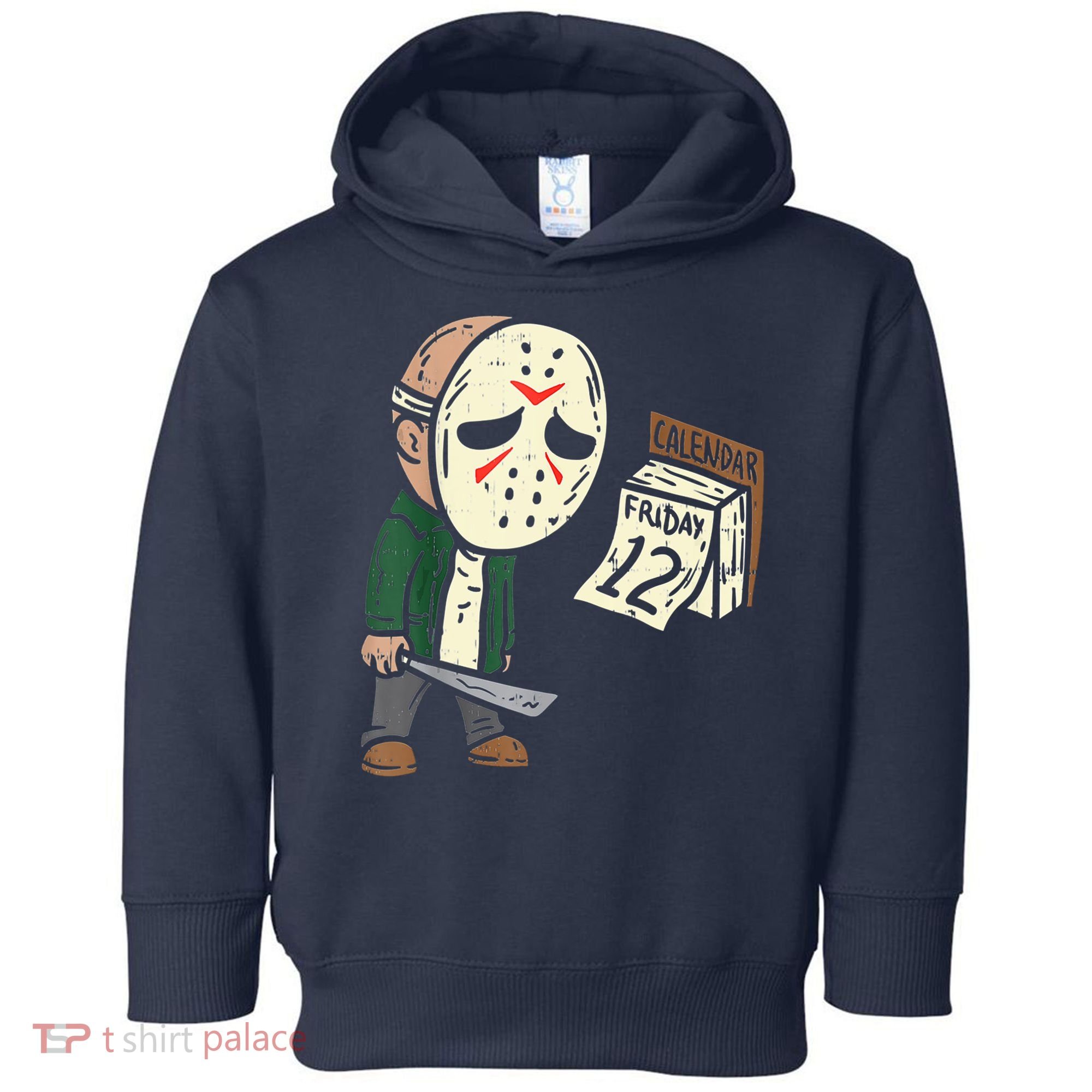 Friday 12th Funny Halloween Horror Movie Humor Toddler Hoodie