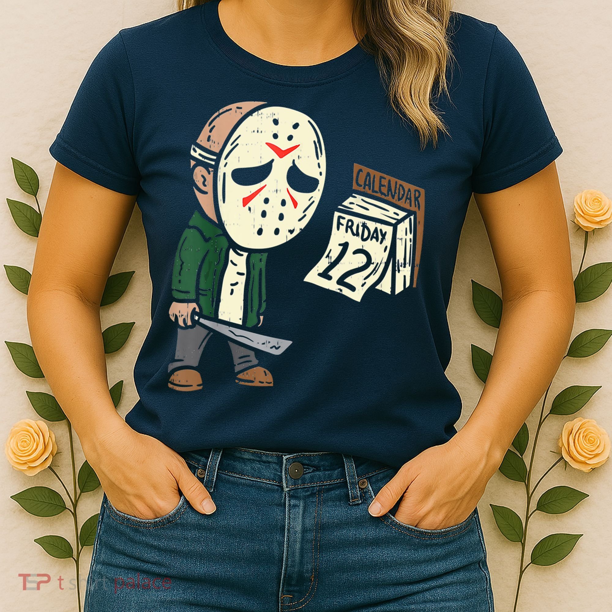 Friday 12th Funny Halloween Horror Movie Humor Women's T-Shirt
