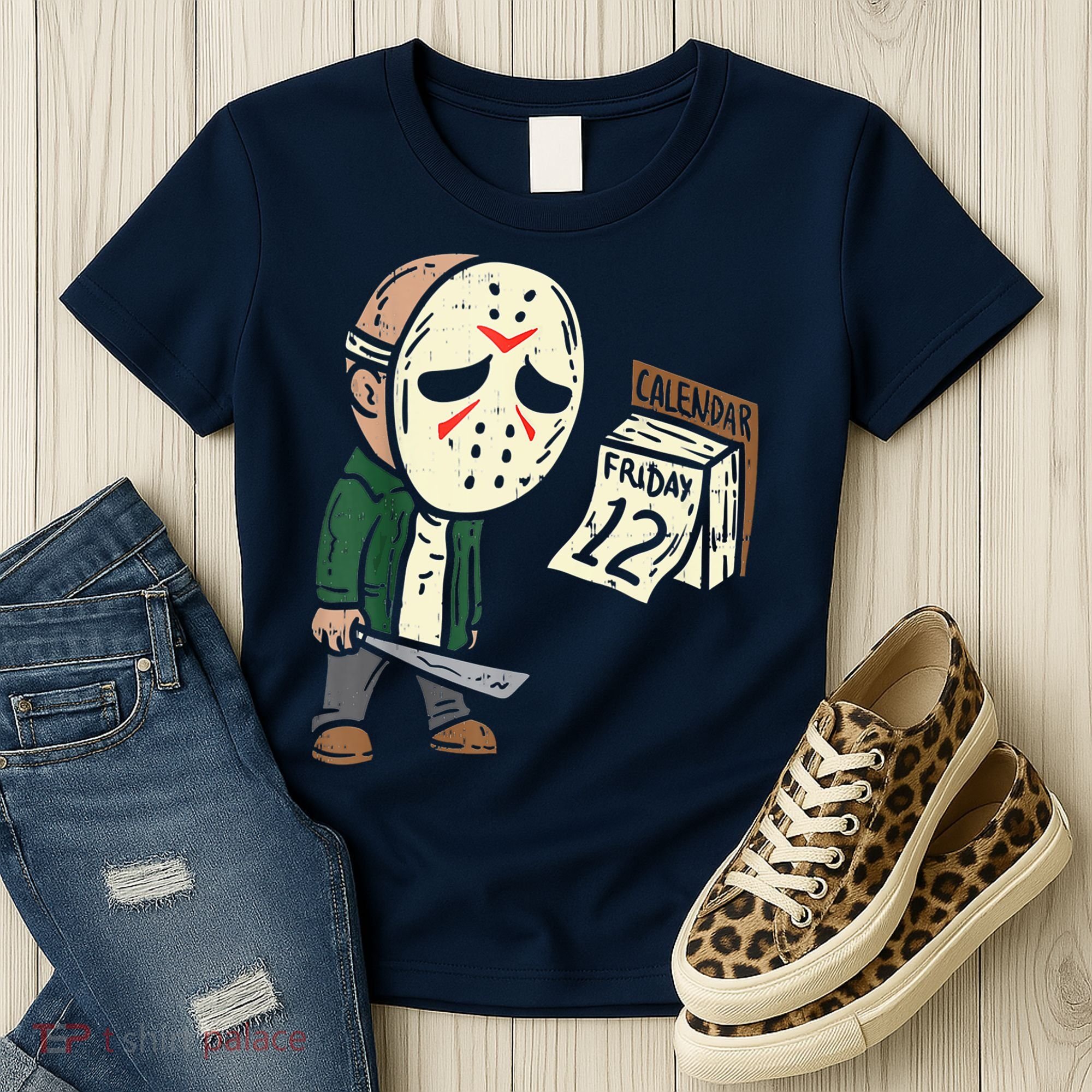Friday 12th Funny Halloween Horror Movie Humor Women's T-Shirt