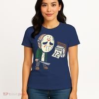 Friday 12th Funny Halloween Horror Movie Humor Women's T-Shirt thumb 4