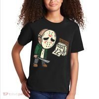 Friday 12th Funny Halloween Horror Movie Humor Kids T-Shirt thumb 2
