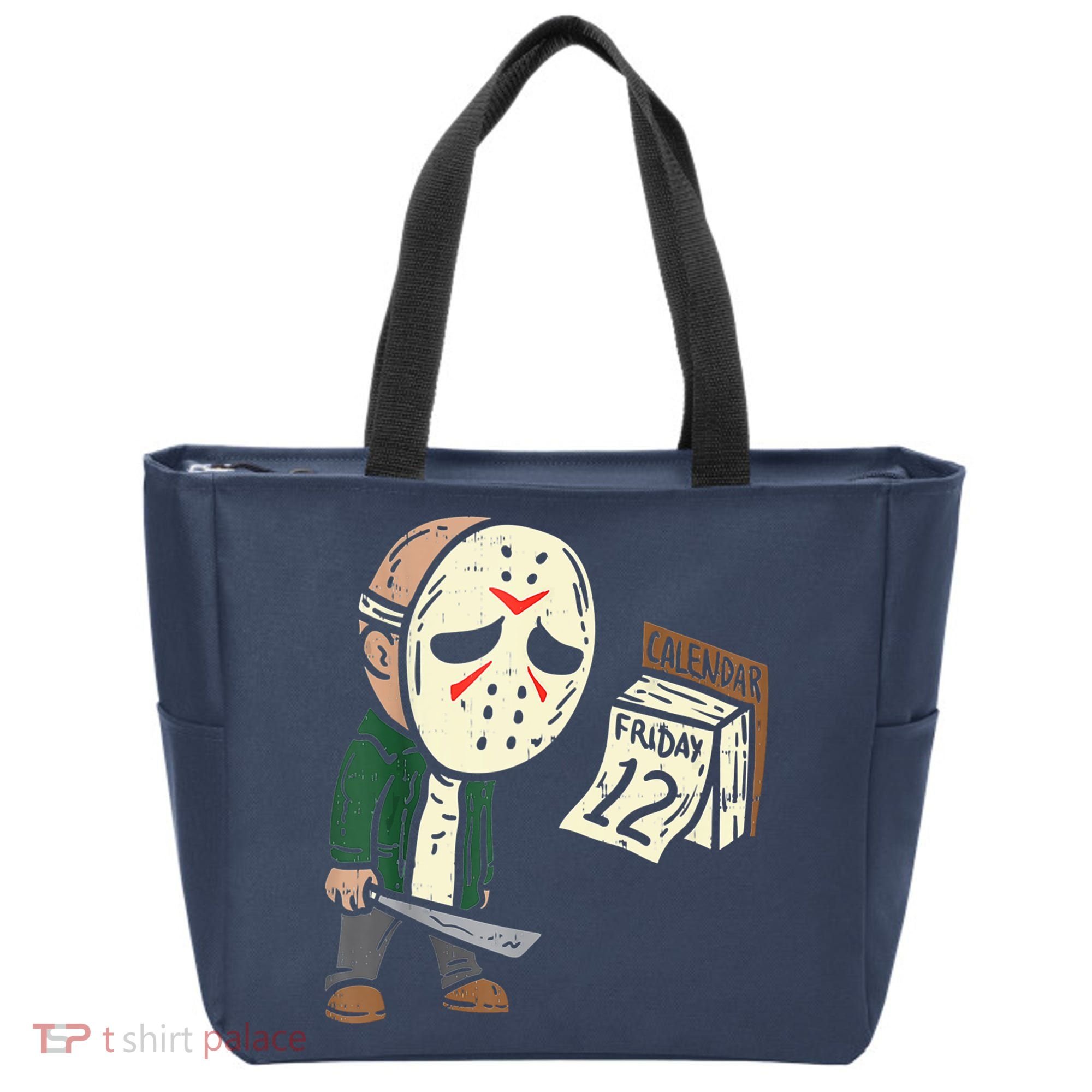 Friday 12th Funny Halloween Horror Movie Humor Tote Bag