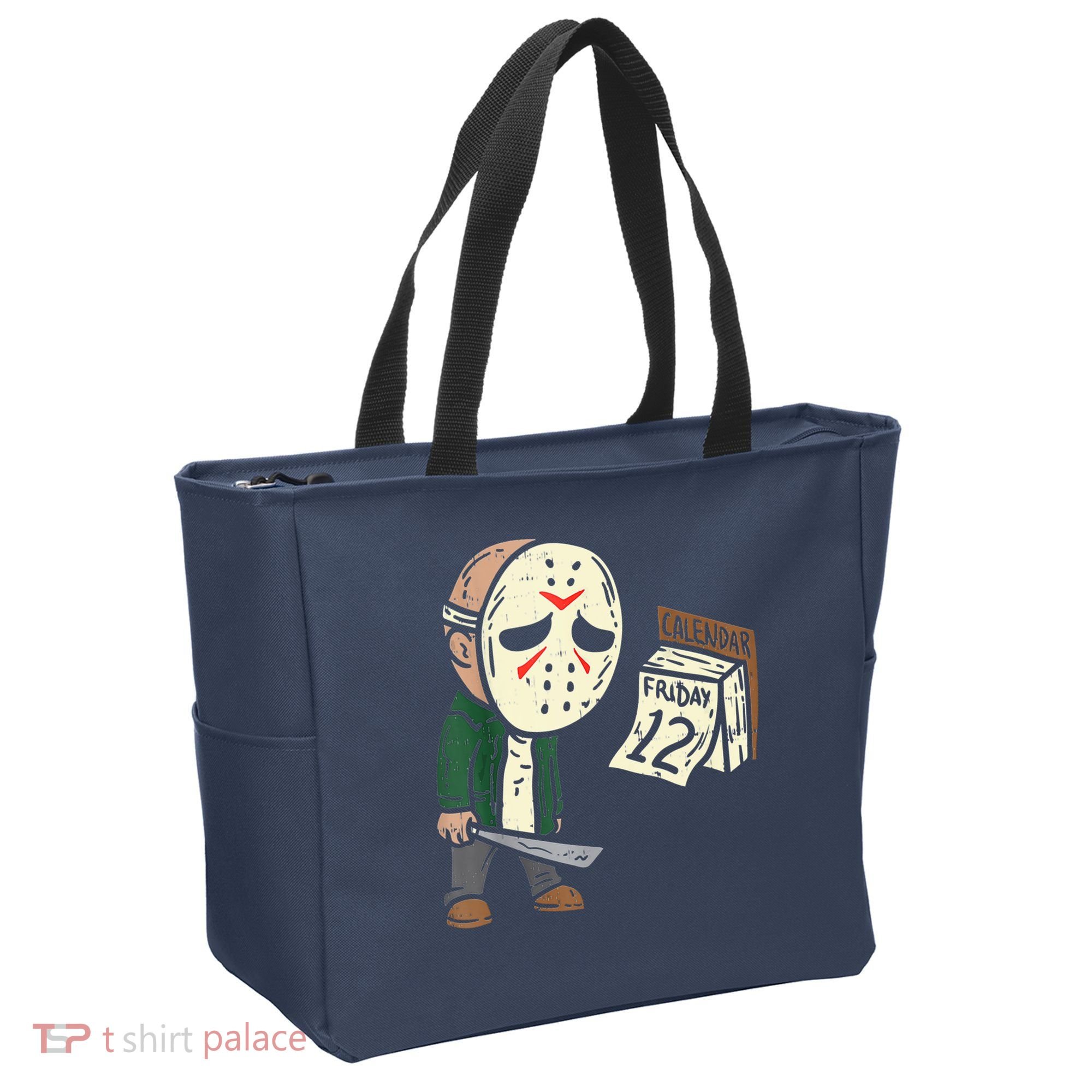 Friday 12th Funny Halloween Horror Movie Humor Tote Bag