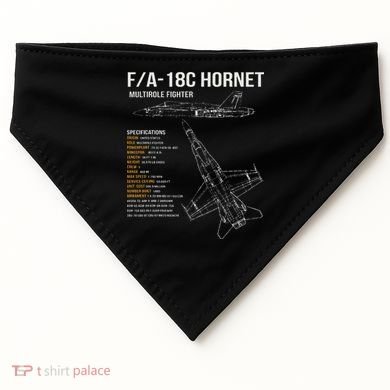 Fa 18 Hornet USA-Made Doggie Bandana