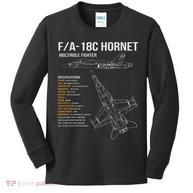 Fa 18 Hornet Kids Long Sleeve Shirt
