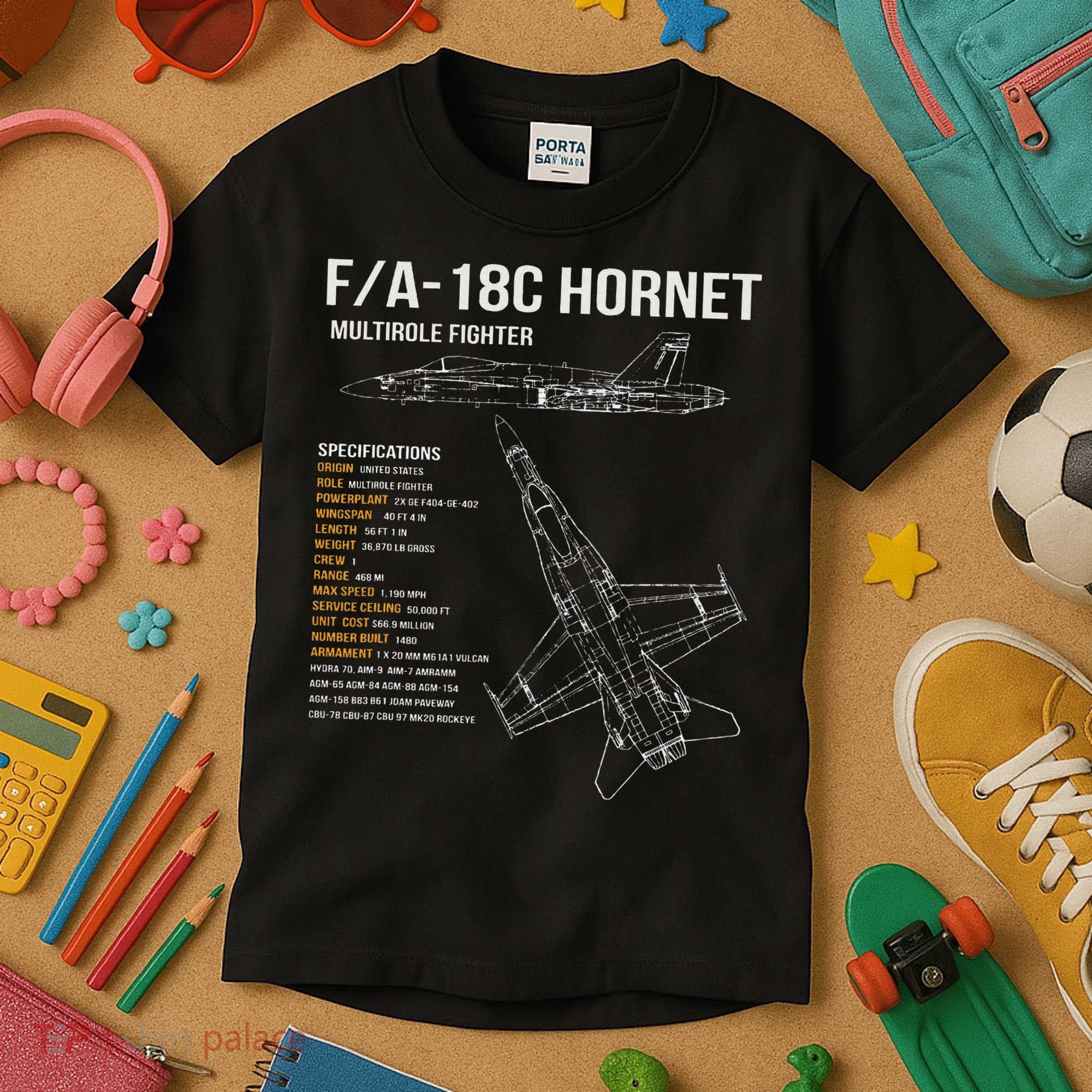 Fa 18 Hornet Kids T-Shirt