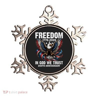 Freedom 1776-2026 In God We Trust 250th Anniversary Ornament