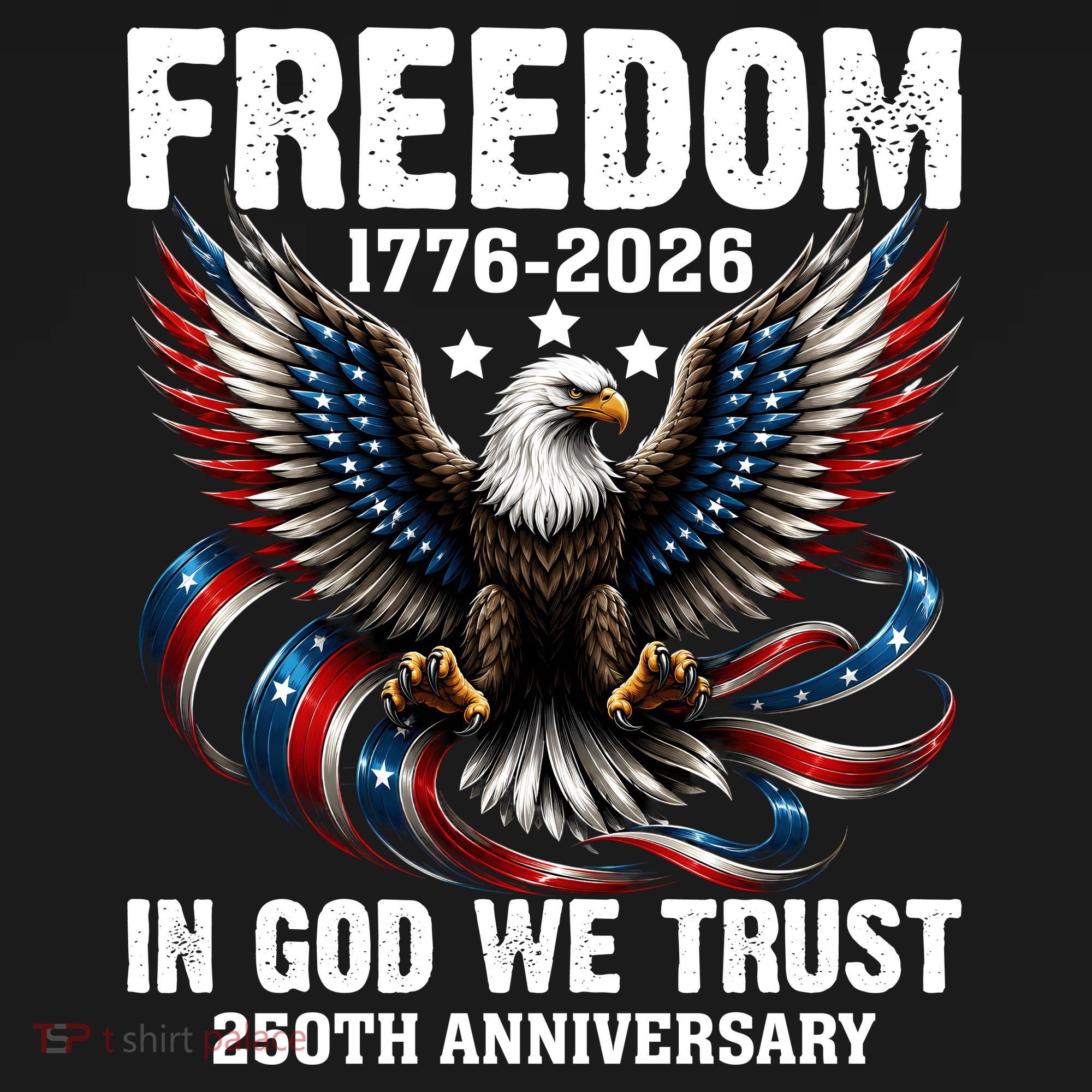 Freedom 1776-2026 In God We Trust 250th Anniversary Baby Bodysuit