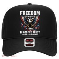 Freedom 1776-2026 In God We Trust 250th Anniversary Hat thumb 0