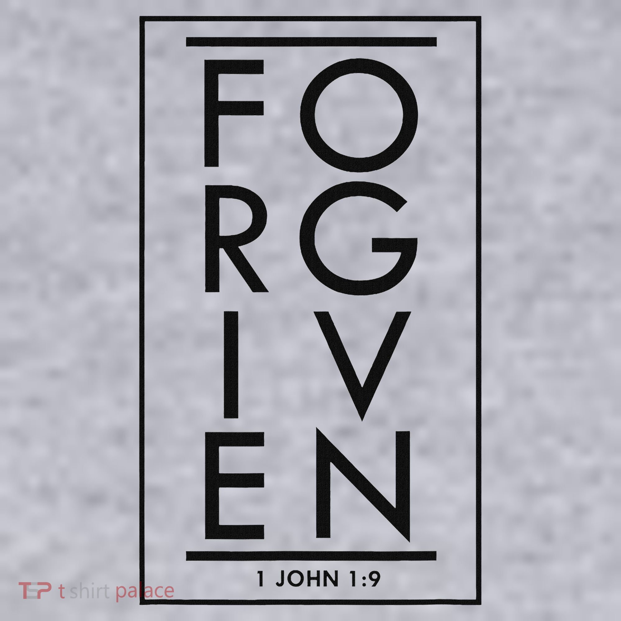 Forgiven 1 John 19 Bible Scripture Verse Christian Women's Sweatshirt