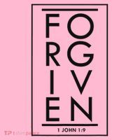 Forgiven 1 John 19 Bible Scripture Verse Christian Coaster thumb 2