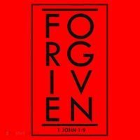 Forgiven 1 John 19 Bible Scripture Verse Christian Santa Hat thumb 1