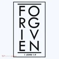 Forgiven 1 John 19 Bible Scripture Verse Christian Bucket Hat thumb 4