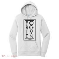 Forgiven 1 John 19 Bible Scripture Verse Christian Women's Hoodie thumb 0