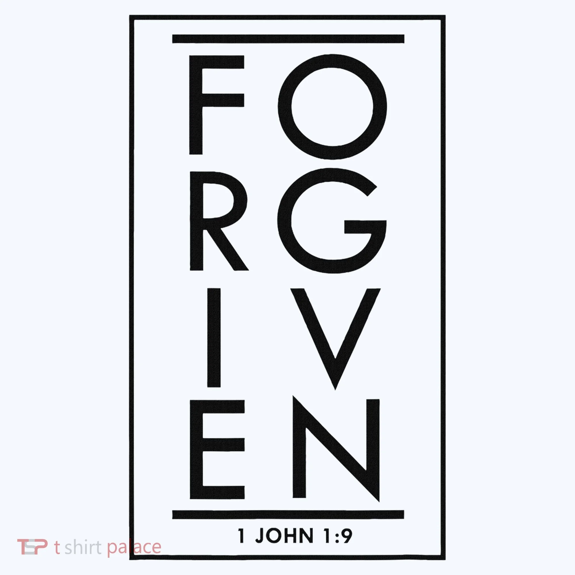 Forgiven 1 John 19 Bible Scripture Verse Christian Women's Hoodie