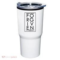 Forgiven 1 John 19 Bible Scripture Verse Christian Tumbler thumb 0