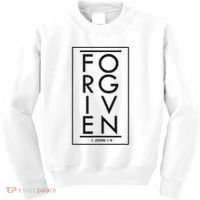 Forgiven 1 John 19 Bible Scripture Verse Christian Kids Sweatshirt thumb 0