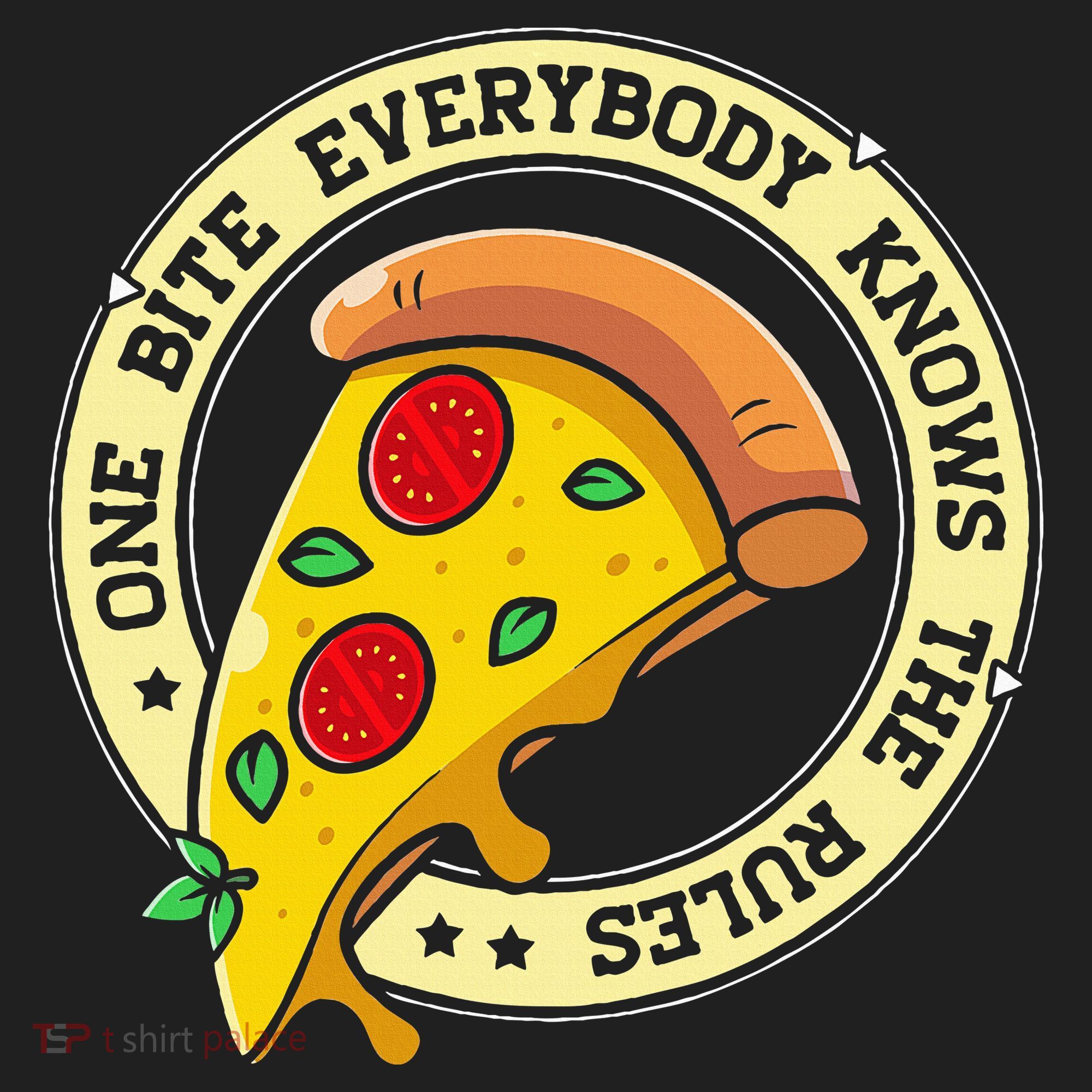 Funny 1 Pizza Everybody Knows The Rules Women's Sweatshirt