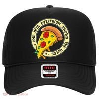 Funny 1 Pizza Everybody Knows The Rules Hat thumb 0