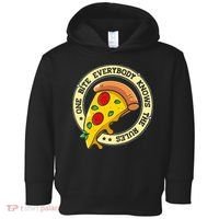 Funny 1 Pizza Everybody Knows The Rules Toddler Hoodie thumb 0