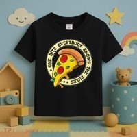 Funny 1 Pizza Everybody Knows The Rules Toddler T-Shirt thumb 3