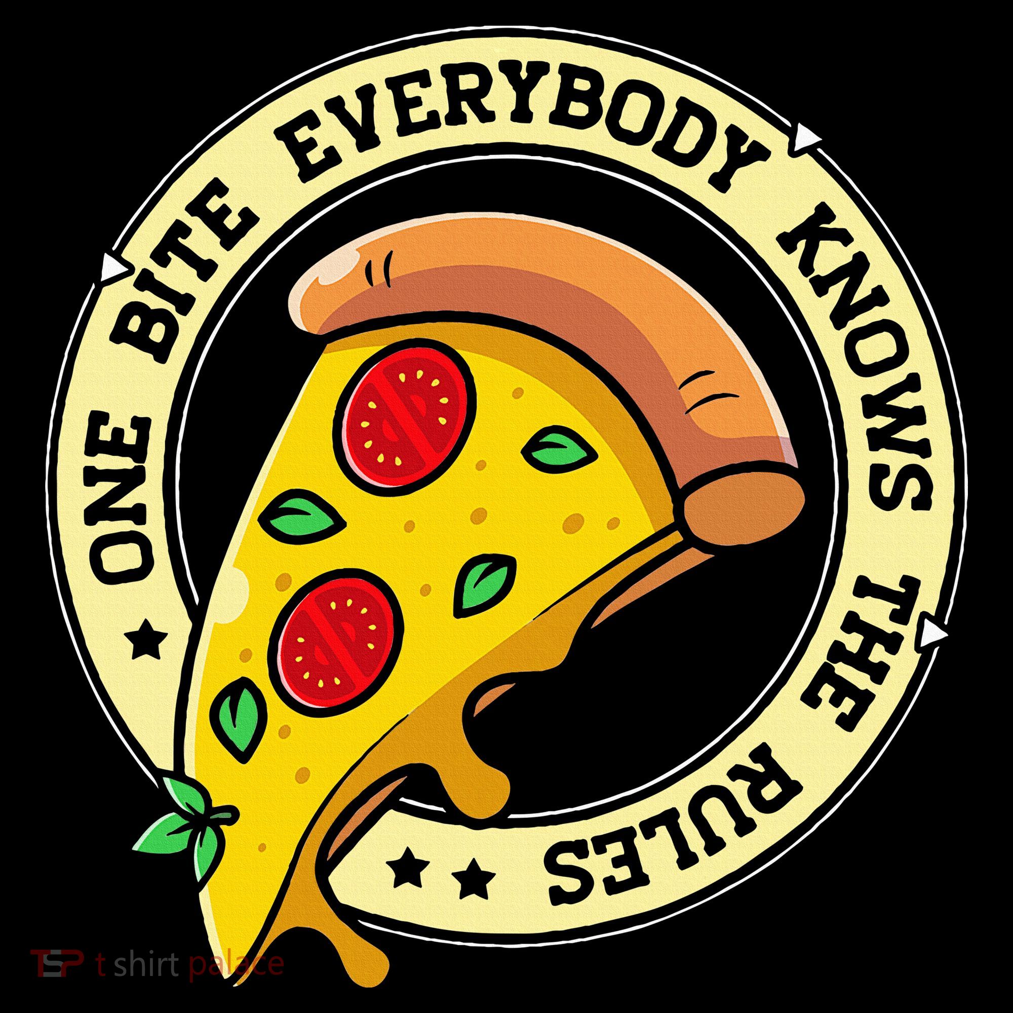 Funny 1 Pizza Everybody Knows The Rules Women's T-Shirt