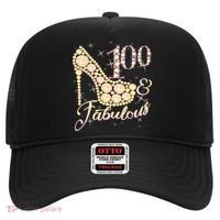 Fabulous & 100 Sparkly Heel 100th Birthday Hat thumb 0