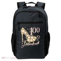 Fabulous & 100 Sparkly Heel 100th Birthday Backpack thumb 0