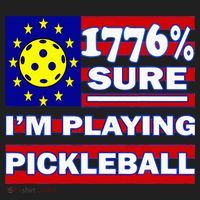 Funny 1776 Sure IM Playing Pickleball Women's Sweatshirt thumb 2