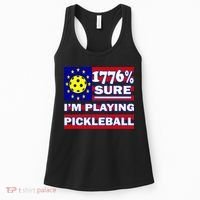Funny 1776 Sure IM Playing Pickleball Women's Tank Top thumb 0