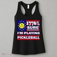 Funny 1776 Sure IM Playing Pickleball Women's Tank Top thumb 3