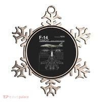 F 14 Tomcat Fighter Jet Diagram Graphic Ornament thumb 0