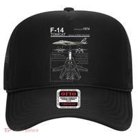 F 14 Tomcat Fighter Jet Diagram Graphic Hat thumb 0