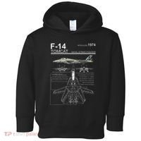 F 14 Tomcat Fighter Jet Diagram Graphic Toddler Hoodie thumb 0