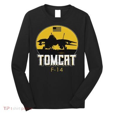 F 14 Tomcat Fighter Jet Long Sleeve Shirt