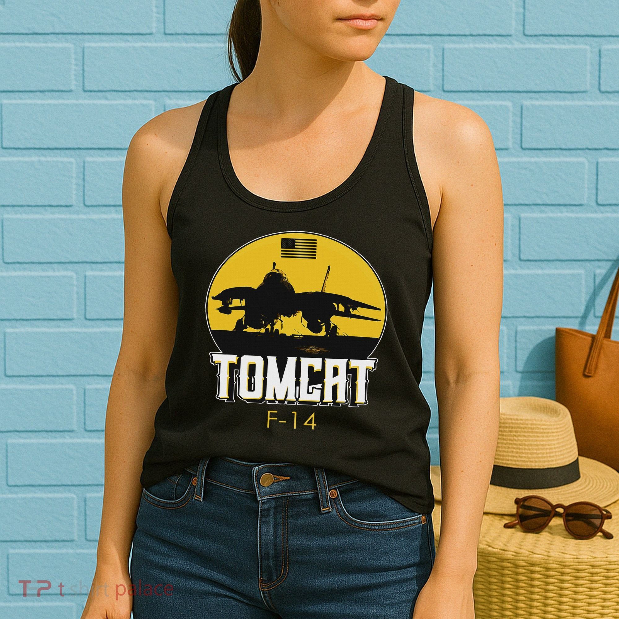 F 14 Tomcat Fighter Jet Women's Tank Top