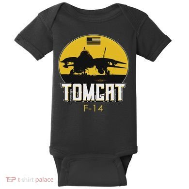F 14 Tomcat Fighter Jet Baby Bodysuit
