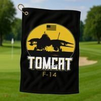 F 14 Tomcat Fighter Jet Golf Towel thumb 1