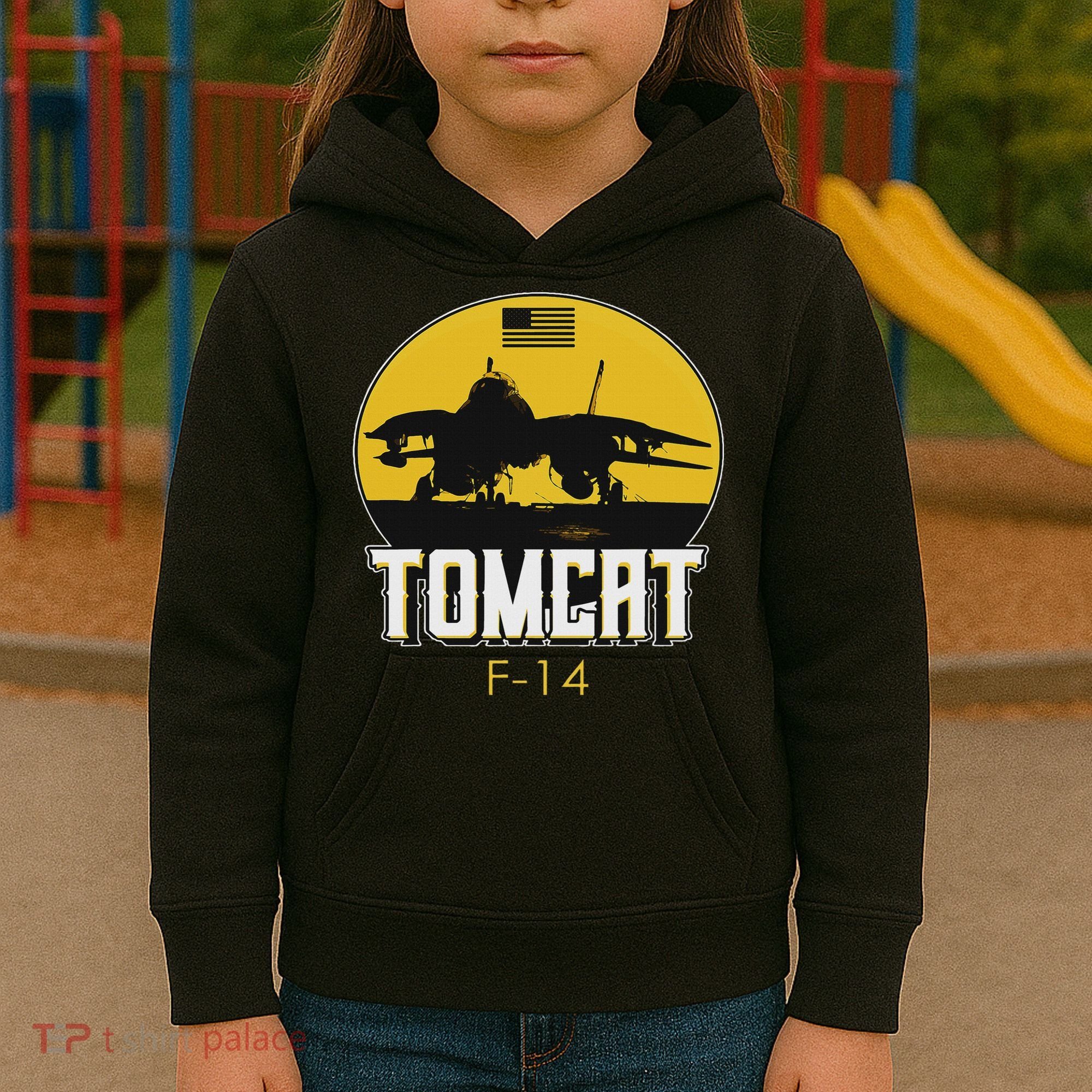 F 14 Tomcat Fighter Jet Kids Hoodie