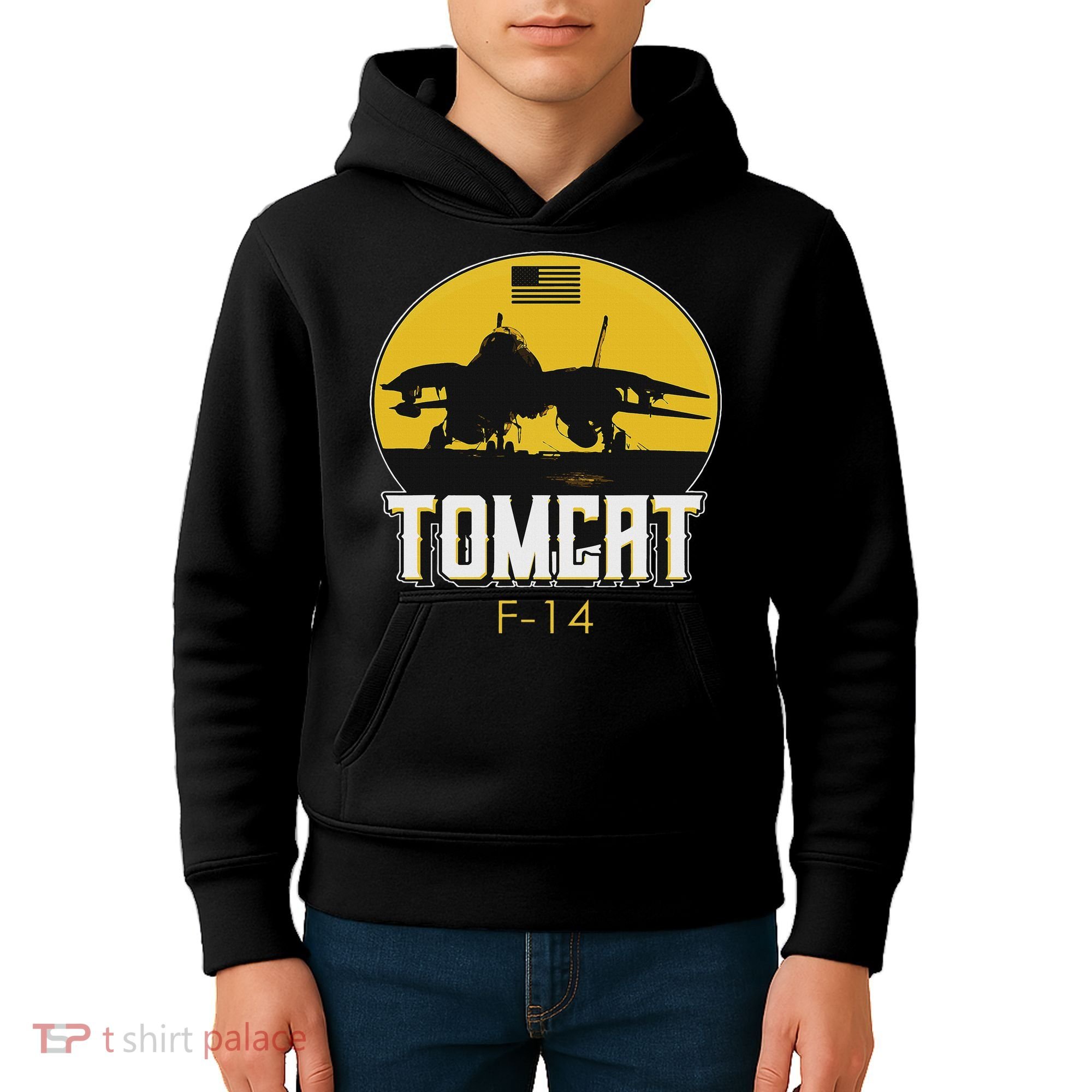 F 14 Tomcat Fighter Jet Kids Hoodie