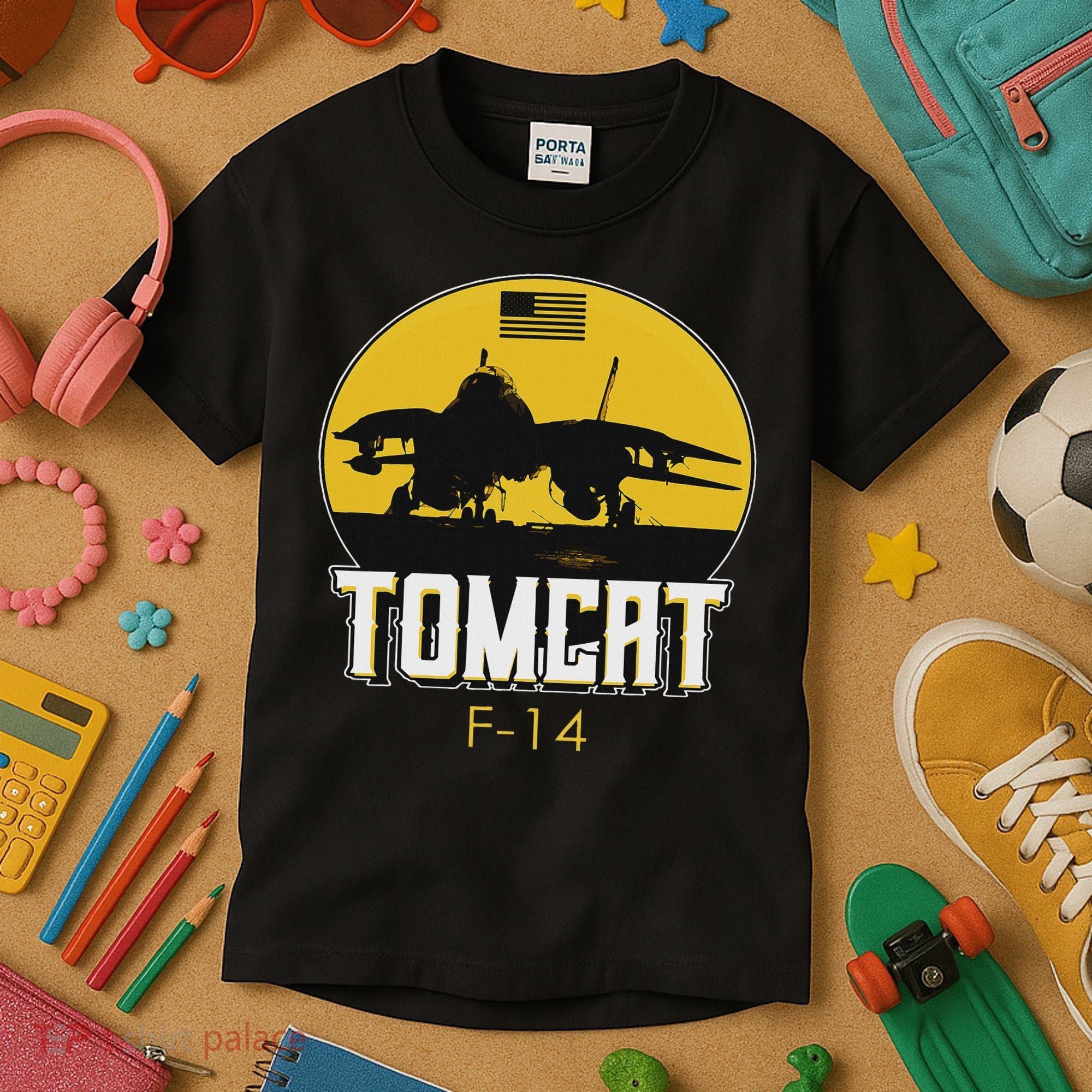 F 14 Tomcat Fighter Jet Kids T-Shirt