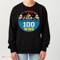 Funny 100 Wins Wrestling Gift Women's Sweatshirt thumb 0