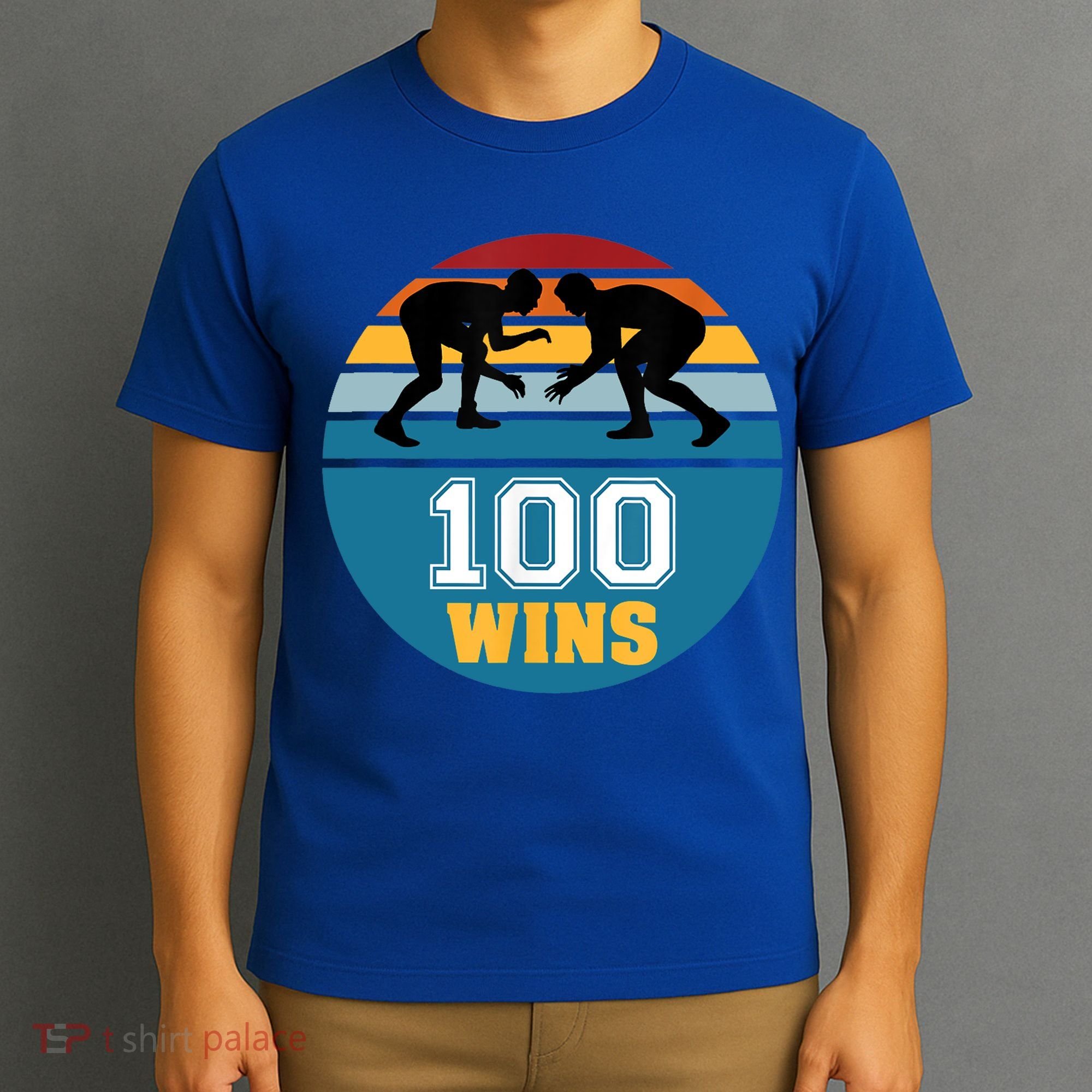 Funny 100 Wins Wrestling Gift T-Shirt