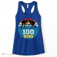 Funny 100 Wins Wrestling Gift Women's Tank Top thumb 0