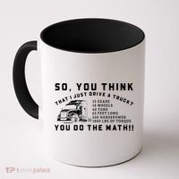 Funny 18 Wheeler Trucker Big Rig Semigifttrailer Truck Driver Funny Gift Coffee Mug thumb 0