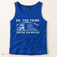 Funny 18 Wheeler Trucker Big Rig Semigifttrailer Truck Driver Funny Gift Tank Top thumb 2