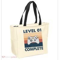 Funny 1st Wedding Anniversary For Couples Level 1 Complete Tote Bag thumb 2