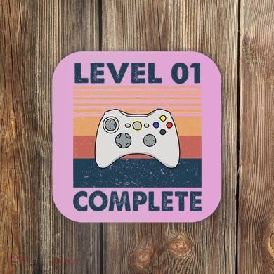 Funny 1st Wedding Anniversary For Couples Level 1 Complete Coaster