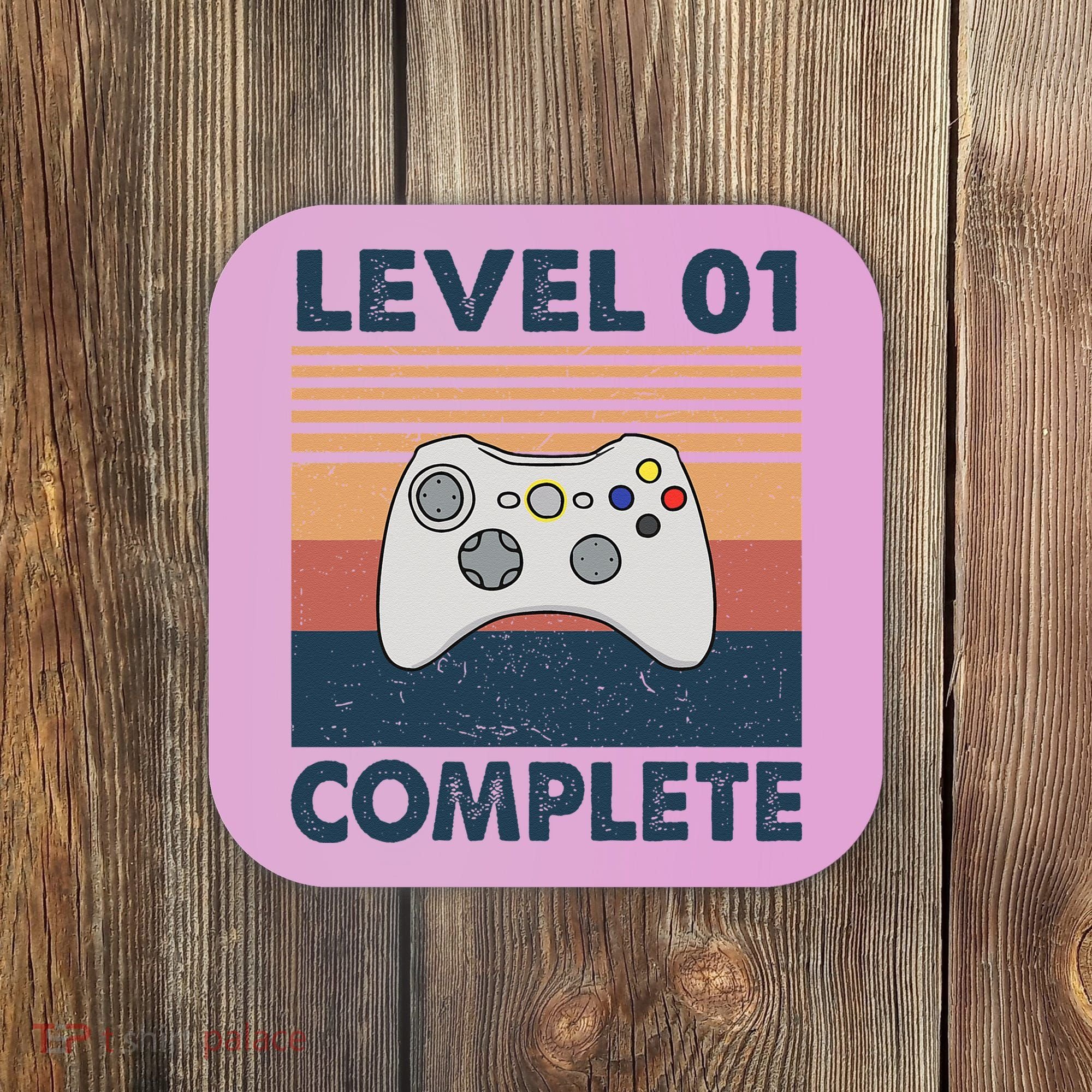 Funny 1st Wedding Anniversary For Couples Level 1 Complete Coaster